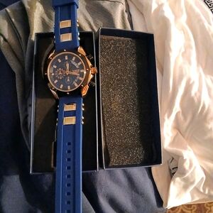 Men's Blue LIGE watch